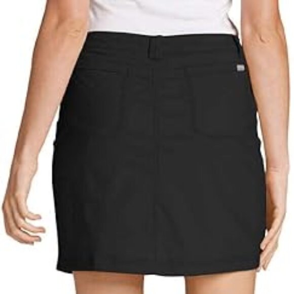 NWOT Eddie Bauer Women's Black Adventurer Skort Size 14 - Picture 2 of 7